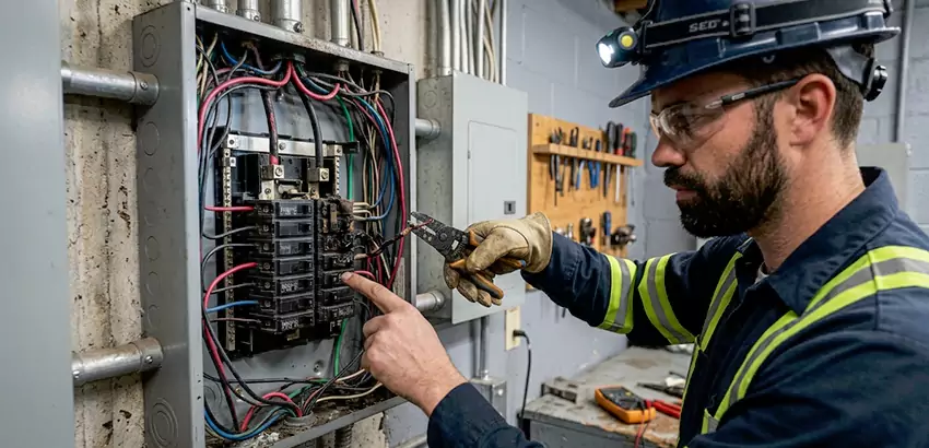 Breaker Box Short Circuit Repair in Newark
