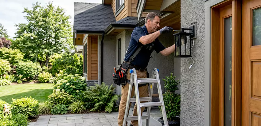Outdoor and Exterior Light Fixture Installation in Newark