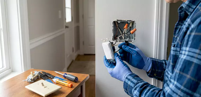 Motion Sensor Light Switch Replacement in Newark