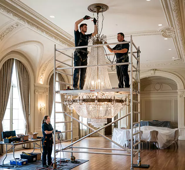 Professional Chandelier Installation: Your Local Fixture Team in Newark, OH